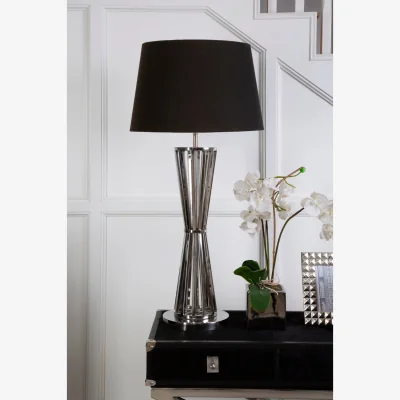 The Range Skye Table Lamp with Twisted Base - Black