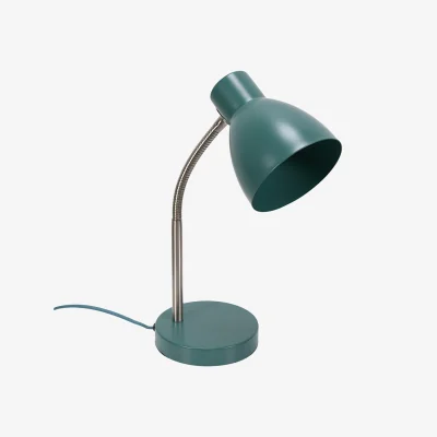 The Range Keela Adjustable Flexi Neck Desk Lamp with LED Bulb - Teal