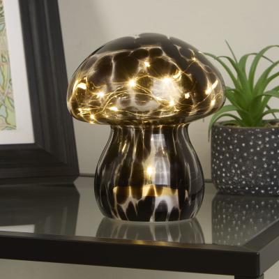The Range Black Confetti Led Mushroom Lamp - Black