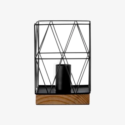 The Range Bode Black Metal Table Lamp - Black