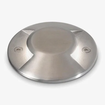 The Range Rocket-2 Integrated LED Outdoor Recessed Ground Downlight Lamp - Steel