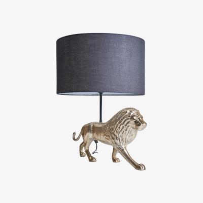 The Range Karalis Brass Table Lamp Brass Shade - Brass