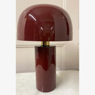 Rockett St George Modern Rosso Red Table Lamp - SECONDS