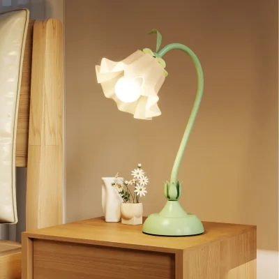 The Range Vintage Nightstand Lamp - Green