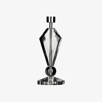 The Range Milagro Crystal Diamond Lamp Base - Silver