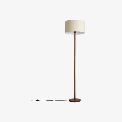 The Range Heather Wood Floor Lamp Wood Shade - Wood