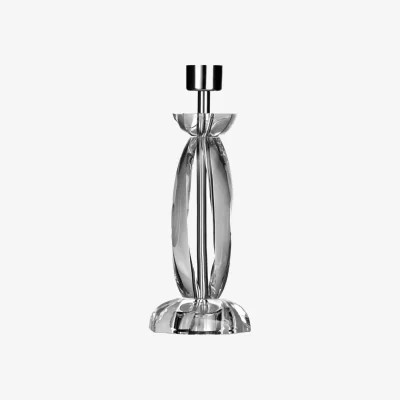 The Range Milagro Crystal Large Lamp Base - Silver