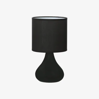 The Range Bulbus Black Ceramic Table Lamp - Black