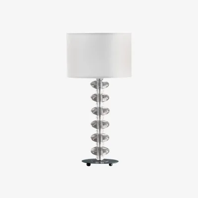 The Range Bobi Bobble White Fabric Shade Lamp - White