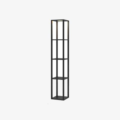 The Range 4-Tier Floor Lamp Display Rack - Black