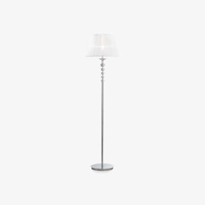 The Range Pegaso 1 Light Floor Lamp with Shade - Chrome