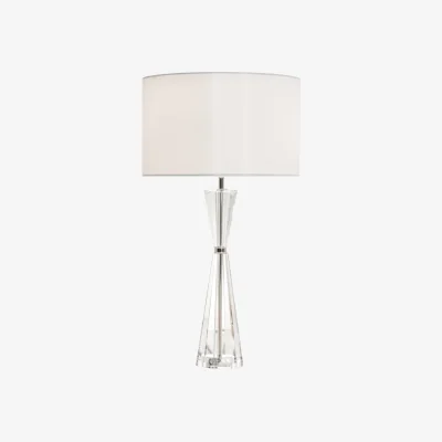 The Range Risha 2 Light Table Lamp Crystal Nickel