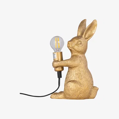 The Range Hop Table Lamp - Gold Resin