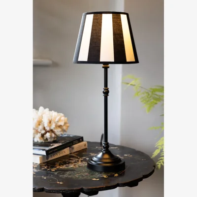 Rockett St George Monochrome Bistro Table Lamp
