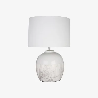 The Range Whitley Table Lamp - White