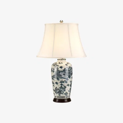 The Range Elstead Lighting Blue Table Lamp Blue - Blue