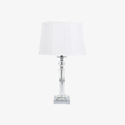 The Range Augustine Crystal Table Lamp - White