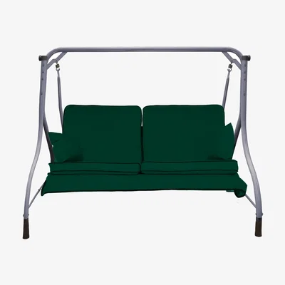 The Range Garden Swing Seat Cushion Outdoor Hammock - Green / 2