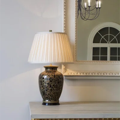 The Range Morris Table Lamp  Black - Black