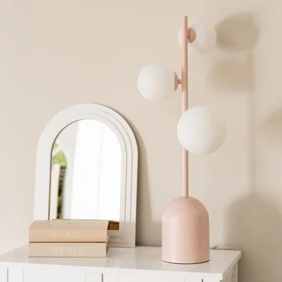 The Range Marlow 3 Way Table Lamp - Pink