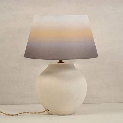 The Range Ashton Table Lamp with Light Shade Cream - White