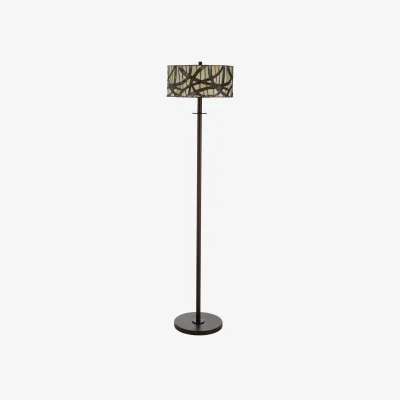 The Range Waldorf Branch Floor Lamp - Brown