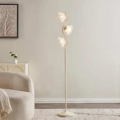 The Range Evelyn Floor Lamp - White