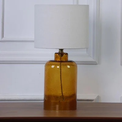 The Range Noa Table Lamp - White and Brown