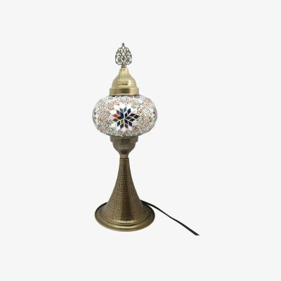The Range Multicoloured Moroccan Mosaic Glass Desk Lamp
