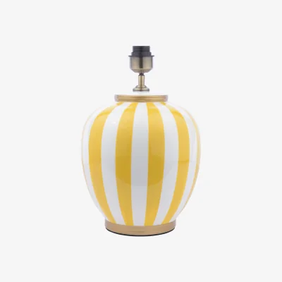 The Range Circus Table Lamp Yellow White Ceramic