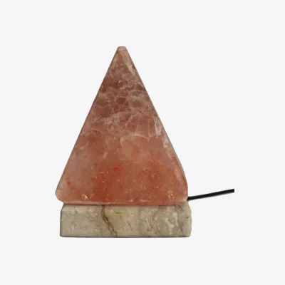 The Range Quality USB Pyramid Salt Lamp 9 cm (Single) - Orange