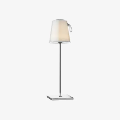 The Range Egor Rechargeable Table Lamp Polished Chrome