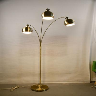 The Range Ashton Reuben Floor Lamp E27 Bulb Cap - Brass