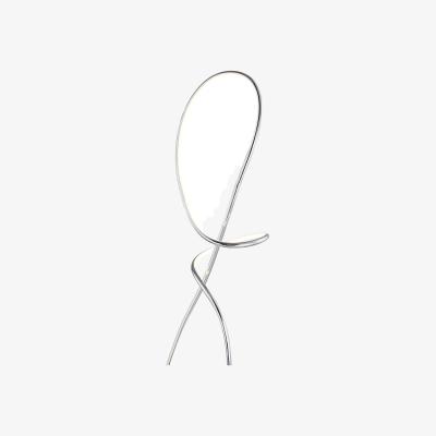 The Range Trinity LED Twist Floor Lamp - Silver - Silver