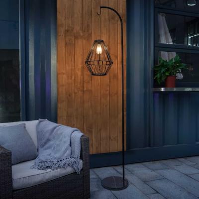 The Range Hanging Floor Lamp Solar Light - Black