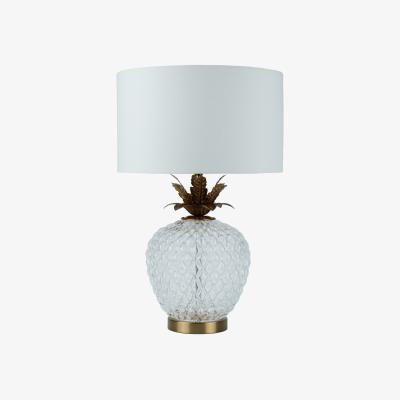 The Range Pineapple Table Lamp3 - White and Gold