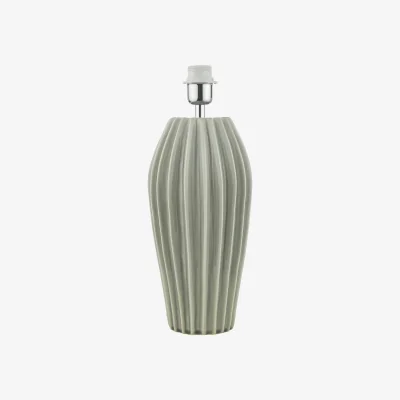 The Range Rosario Table Lamp Grey Crackle Glaze Base Only