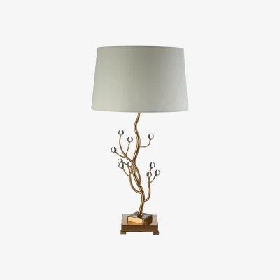 The Range Zeva Table Lamp - Gold, White