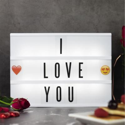 The Range A4 Lightbox with 205 Letters and Emoji  - Clear