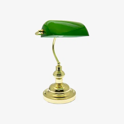 The Range Classic Bankers Desk Lamp Green  - Green