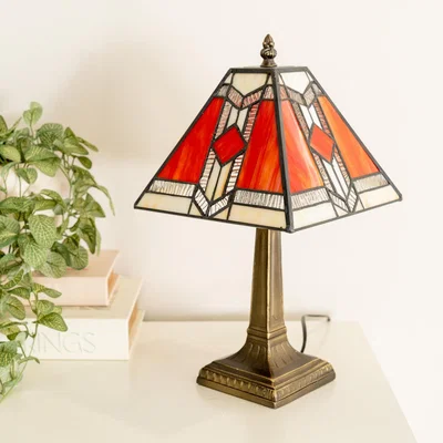 The Range Tiffany Style Table Lamp - Brown