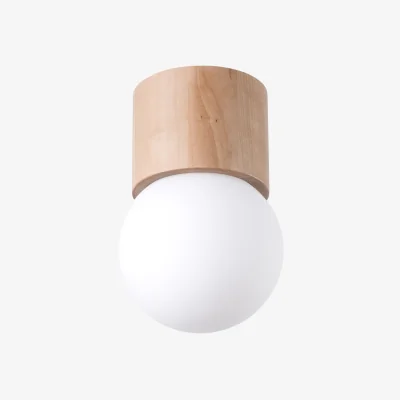 The Range Ceiling lamp BOOMO 8 - natural wood