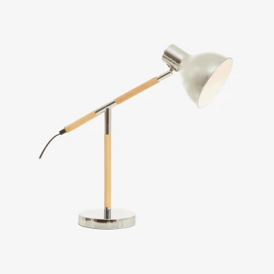 The Range Stockholm Adjustable Desk Lamp in Chrome Finish