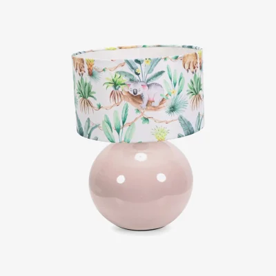 The Range Bosco Stone Table Lamp Tropical Shade - Stone / Bulb Not Included