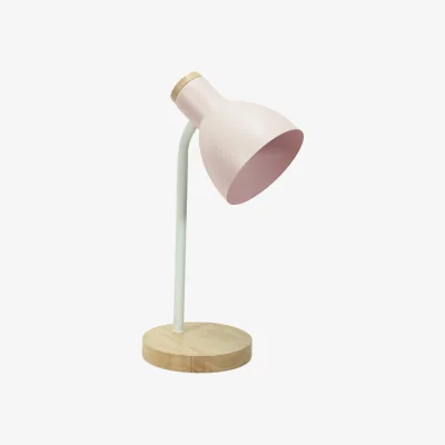 The Range Woody Adjustable Desk Table Lamp - Blush / Bulb Not Included
