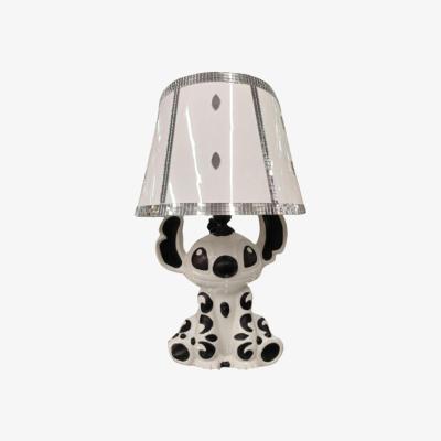 The Range Crushed Diamond Stitch Ornament Lamp White Black - White