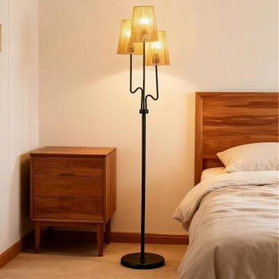 The Range Farmhouse Standing Tree Lamp - Black