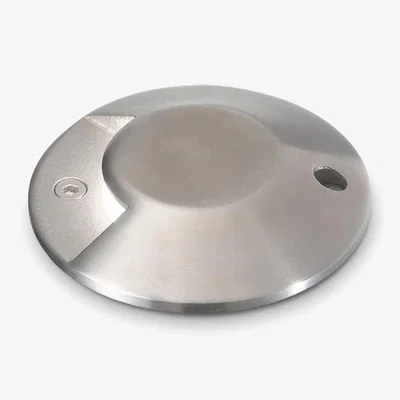 The Range Rocket-1 Integrated LED Outdoor Recessed Ground Downlight Lamp - Steel
