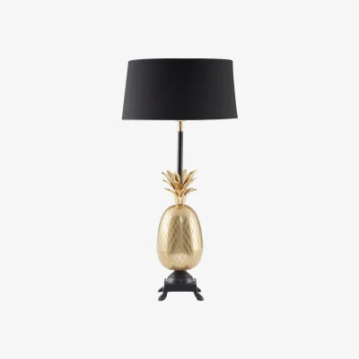 The Range Boho Pineapple Table Lamp - Black