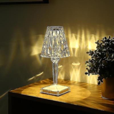 The Range Dimmable LED Desk Lamp Rechargeable - Transparent